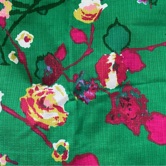 J. Crew Factory Green Floral Pencil Skirt | 6 - Picture 3 of 8